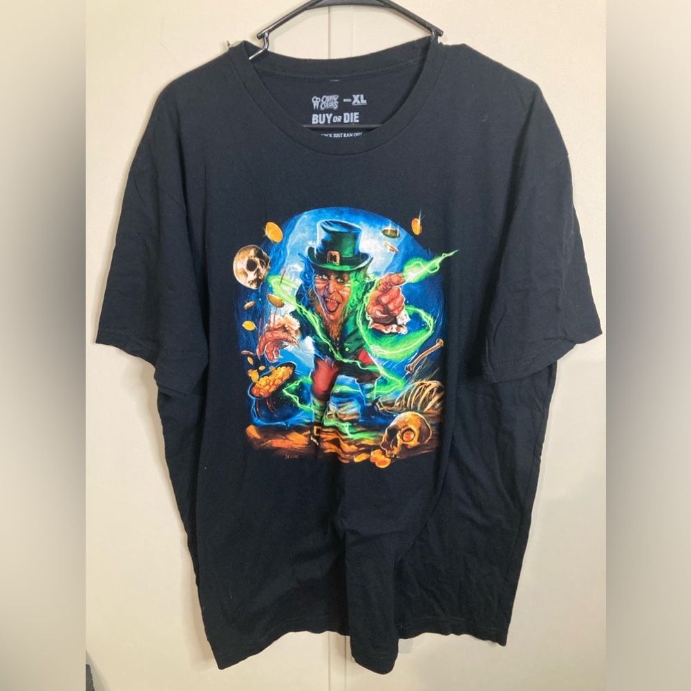 Limited Edition Leprechaun Shirt Cavity Colors Your Luck Just Ran Out Size XL